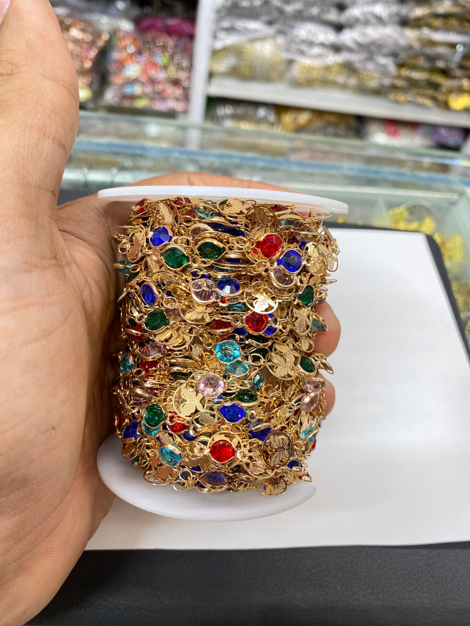 “Premium Brass Chain for Jewelry Making | 1 Meter Fine Finish”